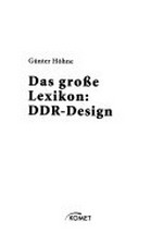 ¬Das¬ große Lexikon: DDR-Design