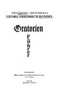 Georg Friedrich Händel: Oratorien-Führer